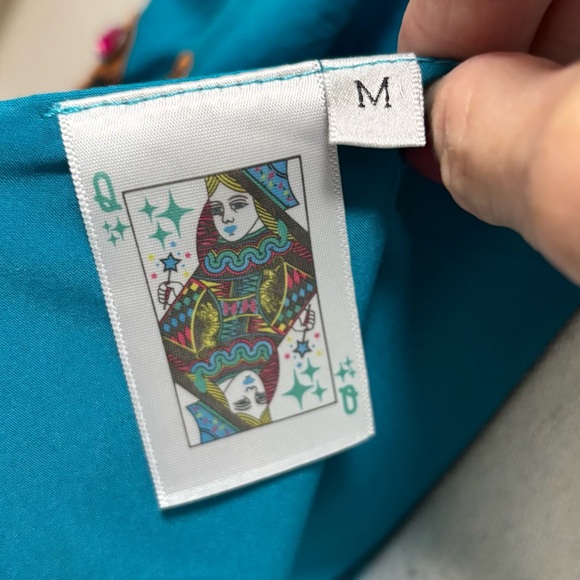 QUEEN OF SPARKLES - SIZE MED - THE LEAPIN’ LEOPARD BABYDOLL DRESS - EXC COND B20 - Picture 6 of 13